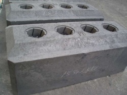 1850*715*660mm Pre-Baked Anodes for Electrolytic Aluminum Production