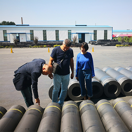 European Customers Visit Shanchun Graphite Electrode Plant